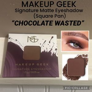 NWT Full Size! MAKEUP GEEK Square Matte Eyeshadow “CHOCOLATE WASTED”